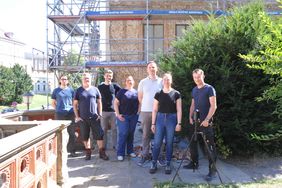 Gruppenbild Studierende Bauaufnahmepraktikum