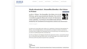 Screenshot der Website 