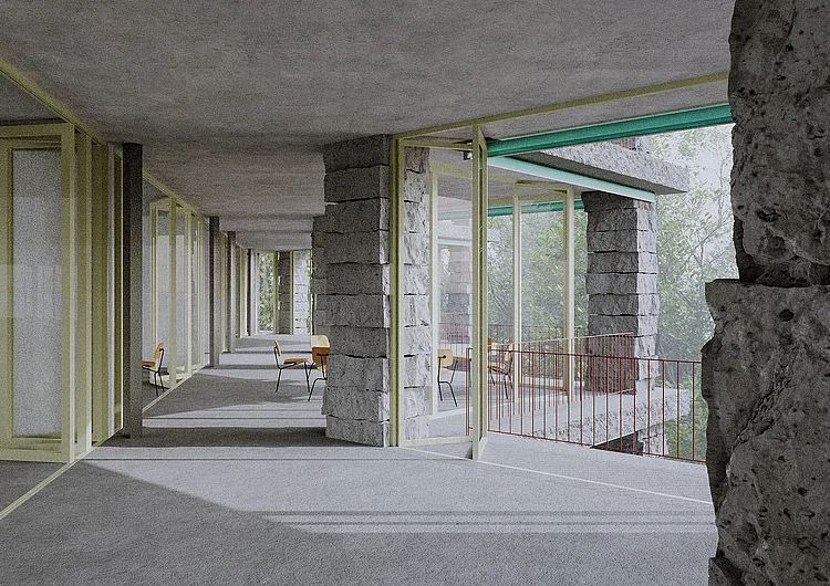 Image of the learning landscape. Designers: Mara Steinert and Sophia Frischmuth