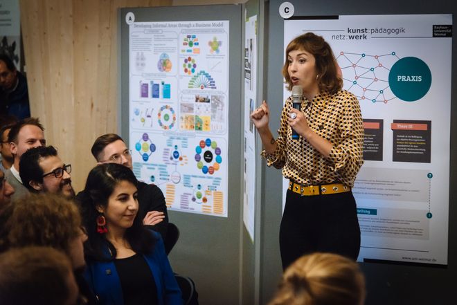 Foto des Wissenschaftstags 2019 an der Bauhaus-Universität Weimar