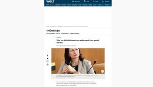 Screenshot der Website 