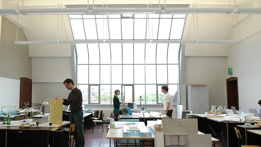 Main Building, workrooms
