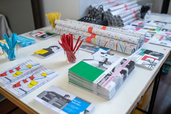 Foto der Ausstellungseröffnung.