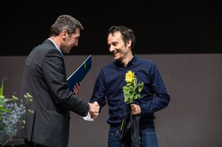Scholarship holder Max Neupert, Scholarship Ceremony 2022 (Photo: Thomas Müller)