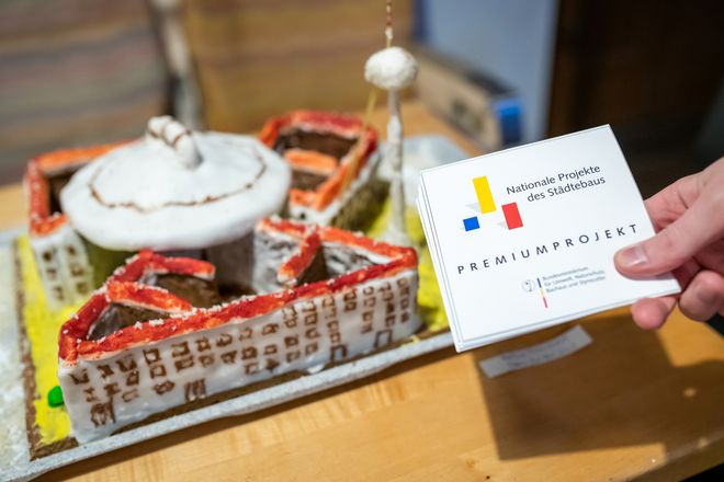 Foto vom Bauhaus Weihnachtsmarkt 2019.