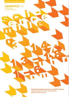Veranstaltungsplakat Science Mile Q3. Grafik: Beatrice Girth