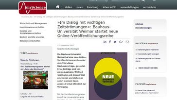 Screenshot der Seite