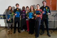 Bauhaus Scholarship holders 2024 at the ceremony (Foto: Matthias Eckert)