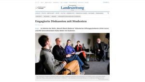 Screenshot der Website