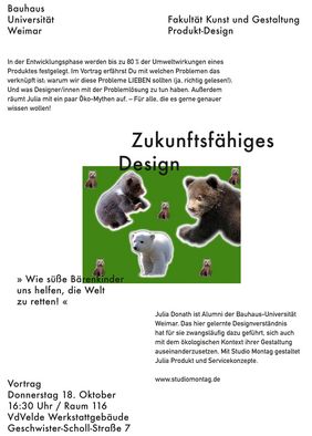 Plakat zur Veranstaltung