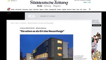 Screenshot der Seite