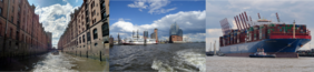 Impressions of the harbour tour (pictures: Philipp Viehweger, Anna Aue, Gregor Biastosch)