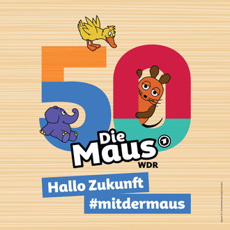 Kinder ab sechs Jahren können sich noch für den »Türen auf mit der Maus«-Tag am 3. Oktober in der Kompostanlage Umpferstedt anmelden. (Grafik: Die Maus, WDR)