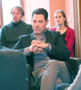 Kaminzimmergespräch zur Strategie der Fakultät B, Foto: Maria Steiner
