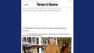 Screenshot der Webseite