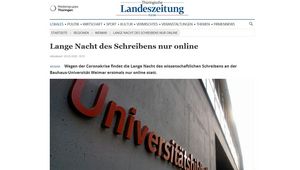 Screenshot der Website 