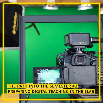 eLab studio with greenscreen