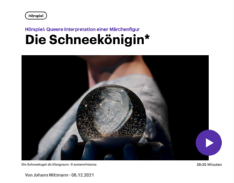Screenshot von der Website von Deutschlandfunk