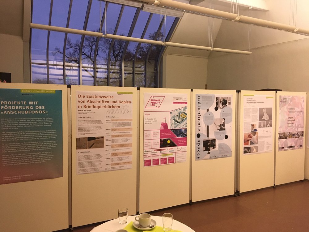 Foto des Wissenschaftstags 2019 an der Bauhaus-Universität Weimar