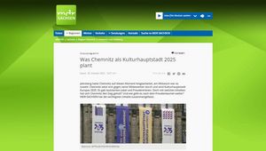 Screenshot der Website 