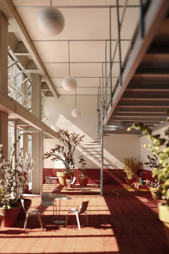 Modellfotografie der Orangerie (Entwurf: Nico Schmitt)