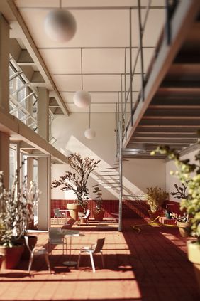 Modellfotografie der Orangerie (Entwurf: Nico Schmitt)