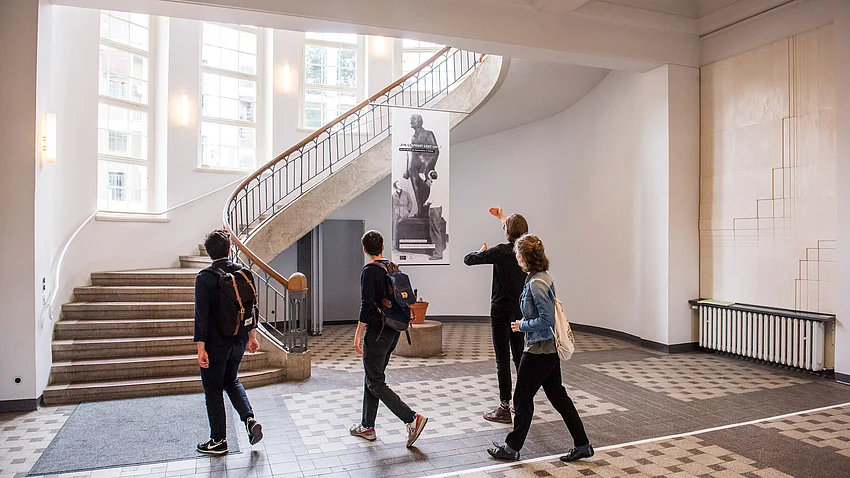 Entrance area of the Main Building, Henry van de Velde