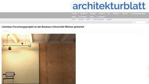 Screenshot der Website 
