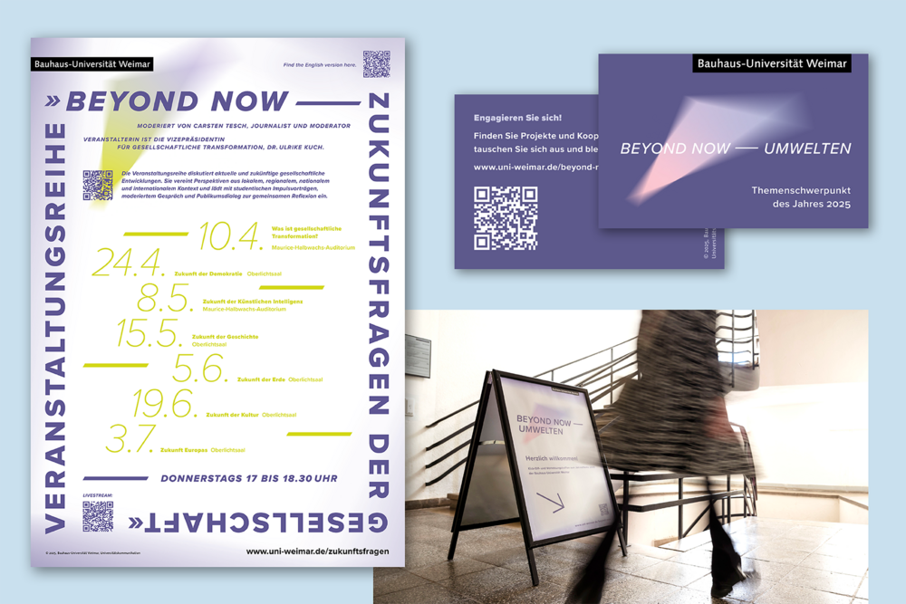 Druckmedien des Jahresthemas »Beyond Now — Umwelten«