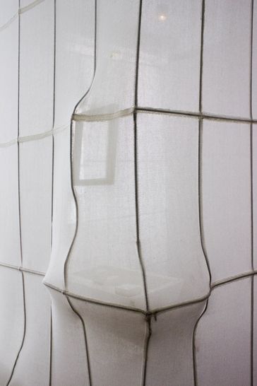 Close-up of house made of wool