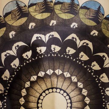 Detail der Arbeit »Im Cynwald« von Michael Merkel