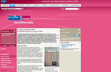 Screenshot der Website