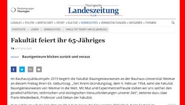 Screenshot der Seite