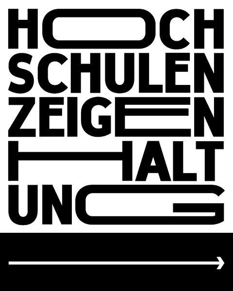»Hochschulen zeigen Haltung« 