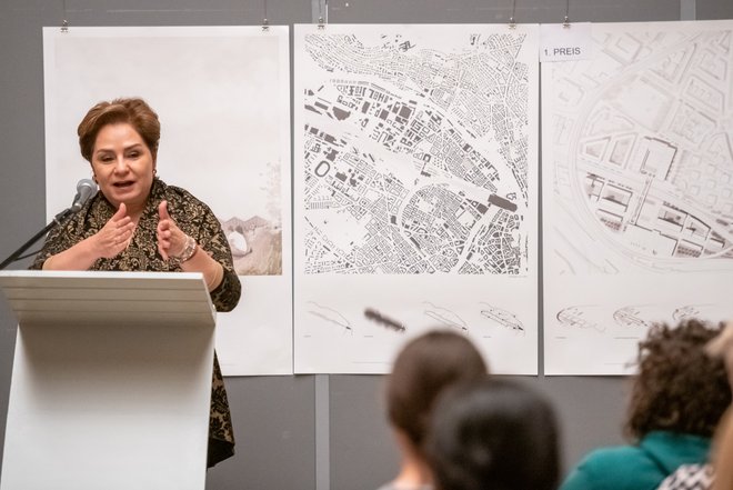 Patricia Espinosa during her lecture