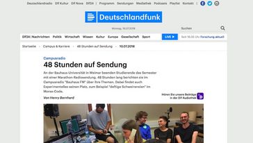 Screenshot der Seite