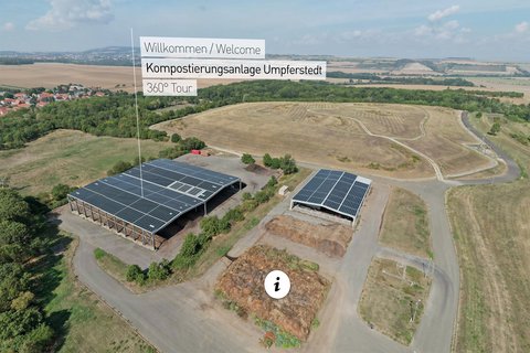 Vom Bioabfall zum Kompost Die Kompostierungsanlage in Umpferstedt kann virtuell erkundet werden. 