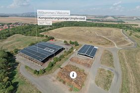 Die Kompostierungsanlage in Umpferstedt kann virtuell erkundet werden. 