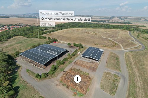 Die Kompostierungsanlage in Umpferstedt kann virtuell erkundet werden.