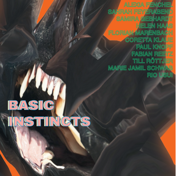 Plakat der Ausstellung »BASIC INSTINCTS«