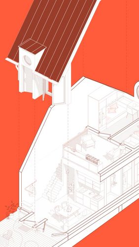 Axonometric image (designers: Gord von Campe, Johannes Damm, Franka Frye)