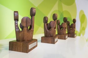 Trophäe für die Sieger des StartGreen Awards 2016 (Copyright: Rolf Schulten) Trophäe für die Sieger des StartGreen Awards 2016 (Copyright: Rolf Schulten)