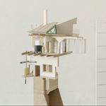 Fictional Ruins, Professur Entwerfen und Raumgestaltung, Bild: Projekt und Modell von Nathalie Berrier, Manuel Heredia Behne, Anton Mueller; Foto: Sebastian Schels