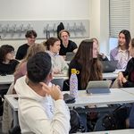 Die Studierenden kommen von verschiedenen Partnerhochschulen in Europa und beschäftigen sich eine Woche intensiv mit dem Thema gründen am Beispiel Waldmonitoring. Bauhaus-Universität Weimar, Foto: Dana Höftmann