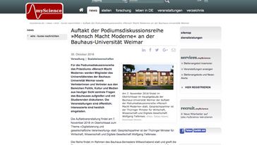 Screenshot der Seite