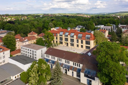 Luftbild der Bauhaus-Universität Weimar