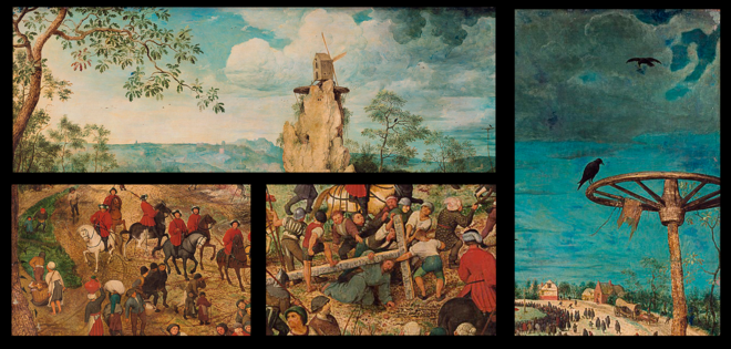 Details of The Procession to Calvary by Pieter Bruegel the Elder.