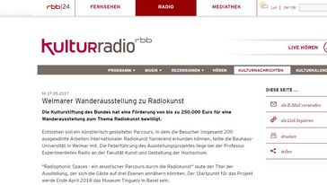 Screenshot der Seite