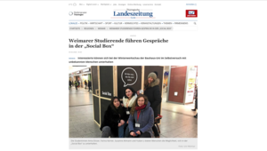 Screenshot der Website