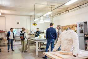 Am Hochschulinformationstag können auch die Werkstätten, Labore, Ateliers, Lehr- und Arbeitsräume individuell besichtigt werden. Foto: Thomas Müller